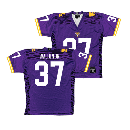 Purple LSU Football Jersey  - Craig Walton Jr