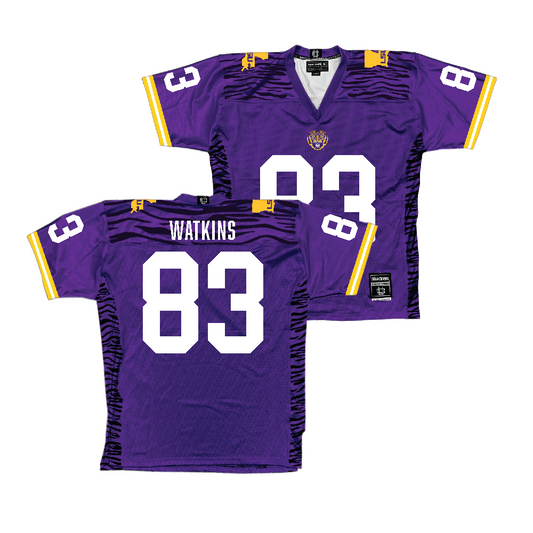 Purple LSU Football Jersey  - Jelani Watkins