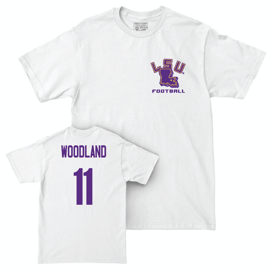 Football White Team Tee    - PJ Woodland