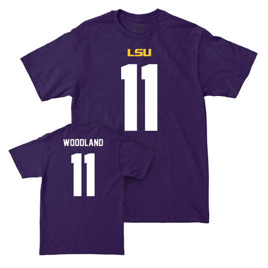 LSU Football Purple Shirsey Tee    - PJ Woodland