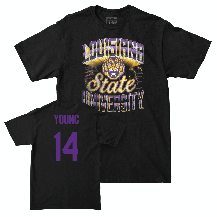 Men's Basketball Black Streetwear Tee  - Trace Young