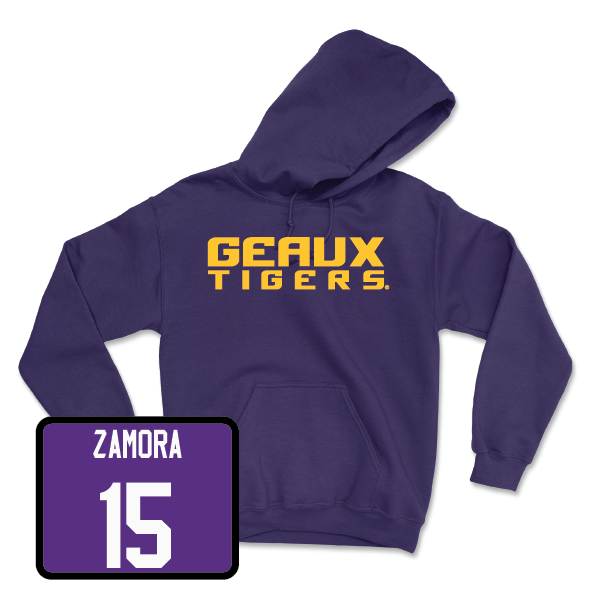 Women's Volleyball Purple Geaux Hoodie - Bri Zamora