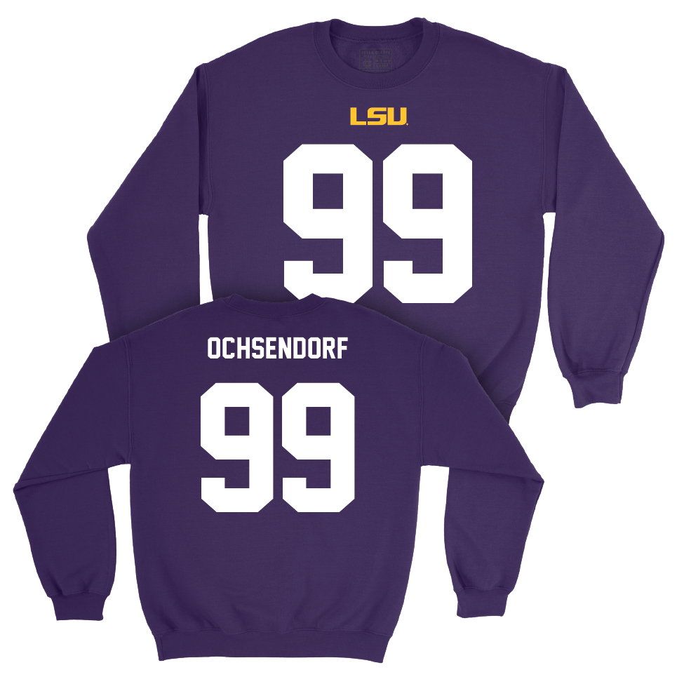 LSU Football Purple Shirsey Crew    - Blake Ochsendorf