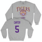 Men's Basketball Sport Grey Tigers Crew  - Cam Carter