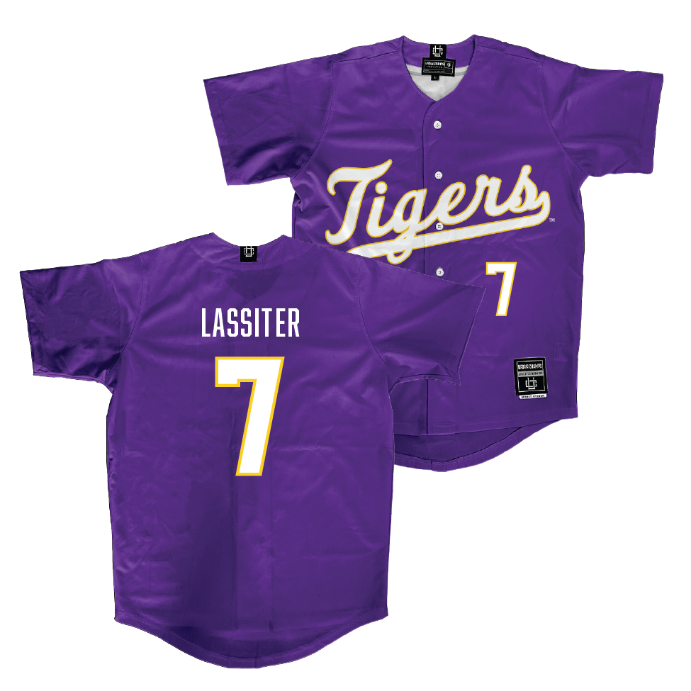 LSU Softball Purple Jersey   - Jalia Lassiter