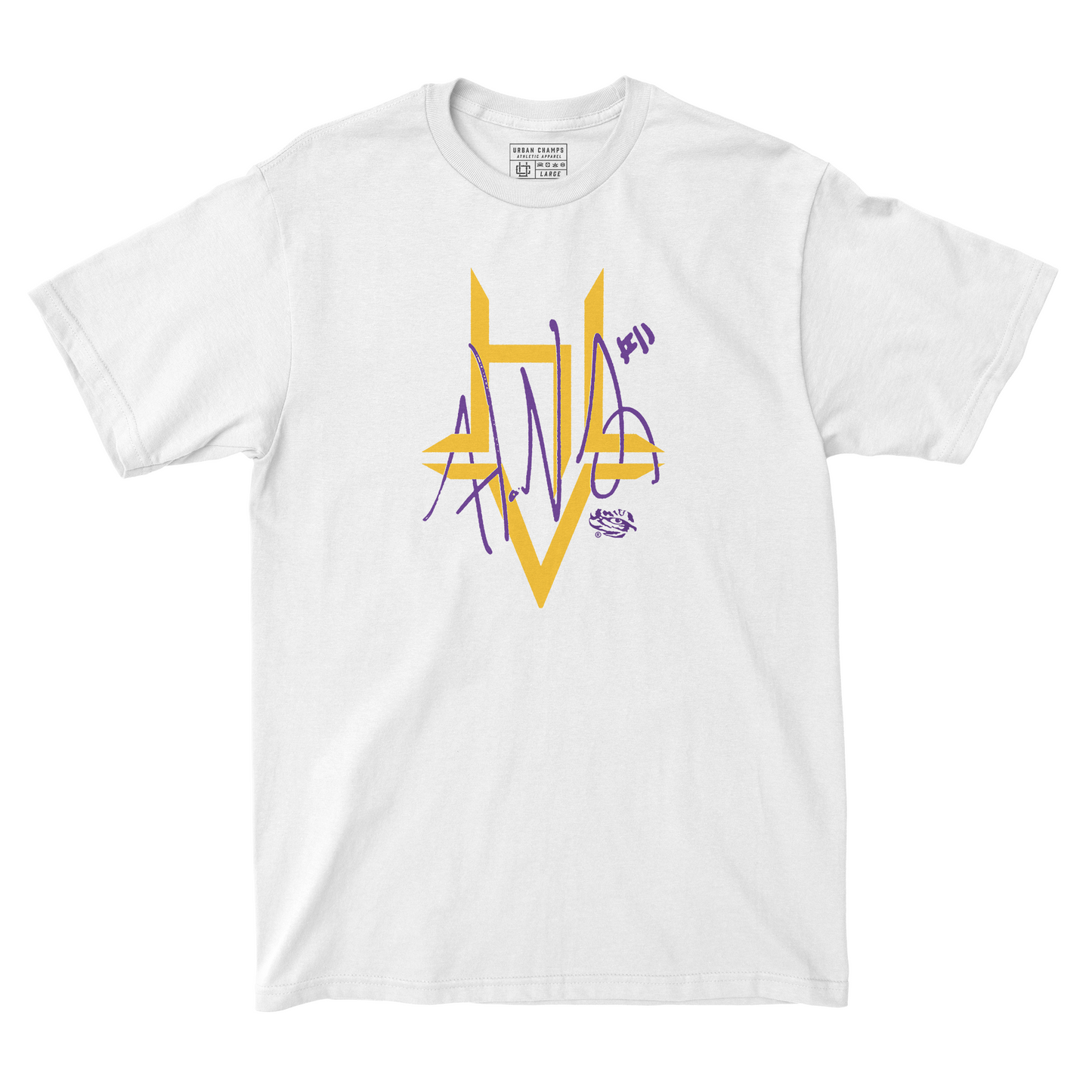 EXCLUSIVE RELEASE: Hailey Van Lith - Woven Logo Comfort Colors White Tee