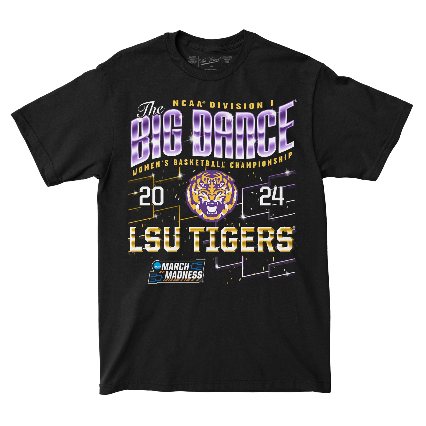 LSU WBB 2024 NCAA Tournament Streetwear T-shirt by Retro Brand
